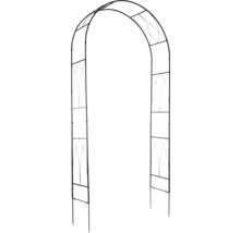 Metalen rozenboog voor de tuin