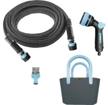 Tuinslang set met spuitpistool, kraanaansluiting en tas
