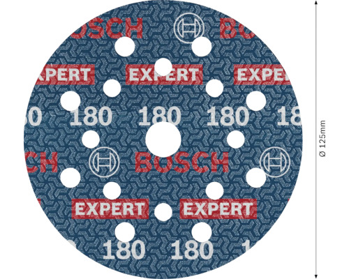 Schuurpapier, 125 mm diameter, korrel 180