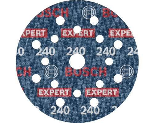 Schuurpapier met korrel 240 en gaten voor stofafzuiging