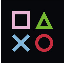 PlayStation symbolen: vierkant, driehoek, kruis, cirkel