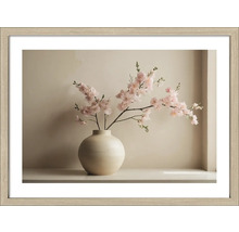 Decoratieve print met bloemstuk in een vaas