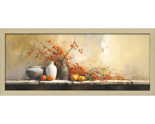 PURE LIVING Schilderij met lijst Still Life II 60x130 cm