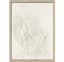 Decoratieve reliëfafbeelding met houten frame voor wanddecoratie