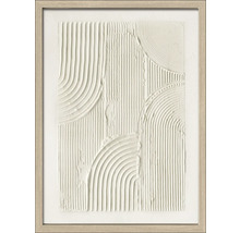 Decoratieve wandkunst met abstract patroon in lijst