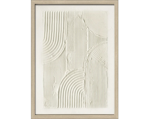 Decoratieve wandkunst met abstract patroon in lijst