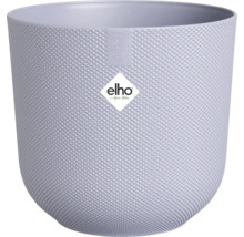 Elho plantenpot met ruitpatroon en Elho logo