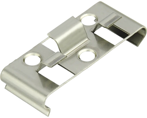 Metalen beugel met vier gaten voor bevestiging