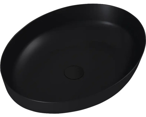 Ovale opzetwastafel voor de badkamer