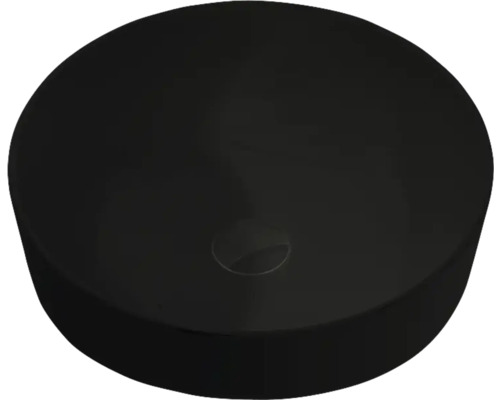 JUNGBORN Waskom Nonus/Decem Ø41,5 cm zwart mat Ronde afdekking