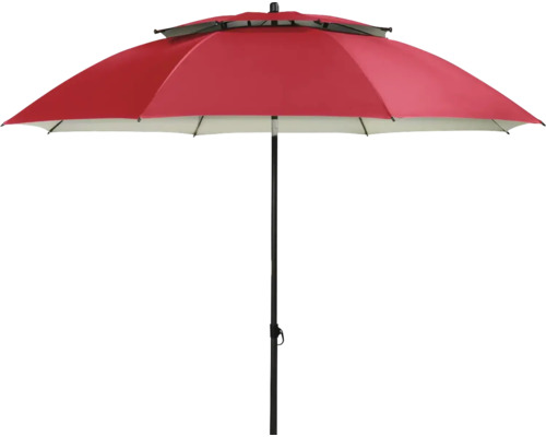 DOPPLER Parasol Neo rood Ø 200 cm Rode parasol voor de tuin