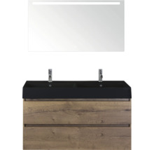 Wastafelcombinatie met spiegel en onderkast