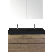 Wastafelcombinatie met spiegelkast, wastafel en onderkast