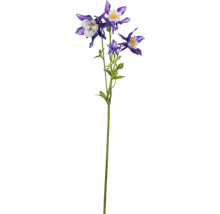 Kunstmatige akelei met bloemen en bladeren