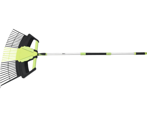 Bladhark met telescopische steel voor tuinonderhoud