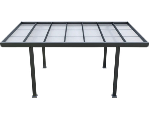 Carport met polycarbonaat dak