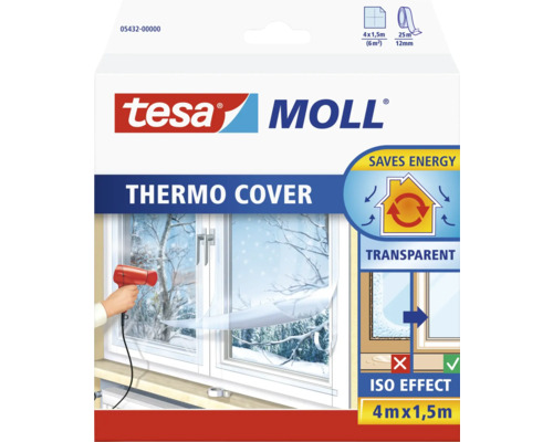 TESA Moll Thermo Cover isolerende raamfolie 4x1,5 m