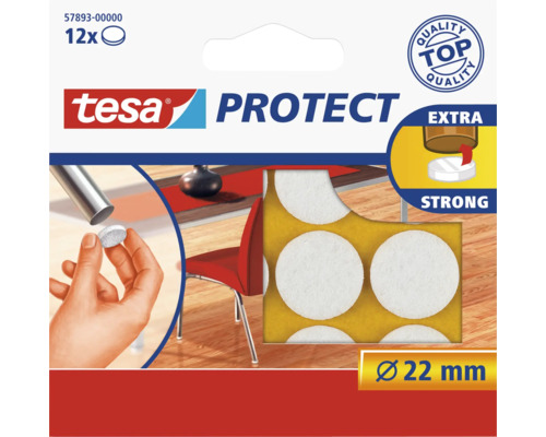 TESA Protect beschermvilt 18 mm wit 16 stuks