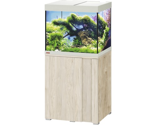 EHEIM Aquariumcombinatie VivaLine 150 L met LED-verlichting, verwarming, filter en onderkast beige 61x51x125 cm