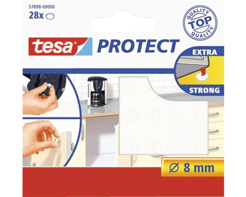 TESA Protect Anti-slip en geluiddempers 8 mm transparant 28 stuks