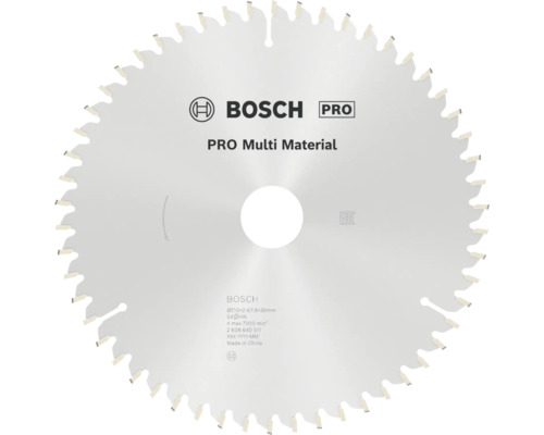 BOSCH Cirkelzaagblad MultiMaterial Ø 210x30x2,4 mm 54T