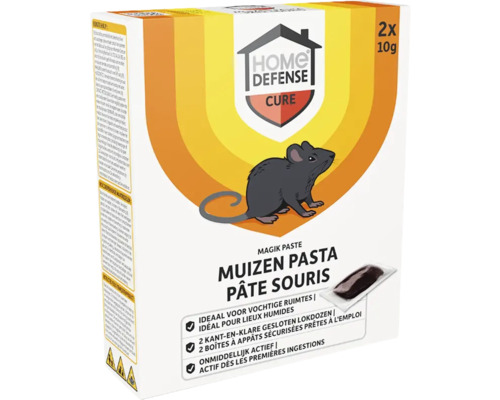 Home Defense Cure Muizenpasta, verpakking