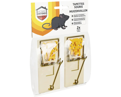 Verpakking met twee muizenvallen