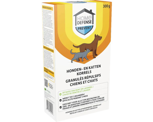 Honden- en kattenkorrels ter afweer in een verpakking van 300 gram