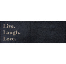Deurmat met de tekst ''Live Laugh Love''