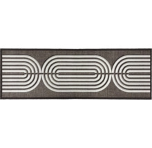 Deurmat met geometrisch patroon