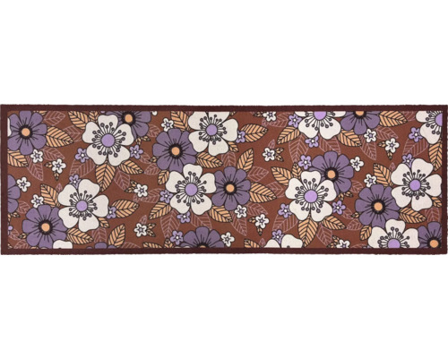 Loper Entry Vintage Flowers terra 50x150 cm