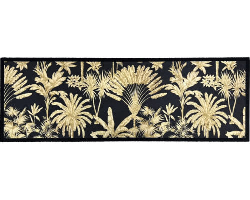 Loper Entry Palm Forest goud 50x150 cm