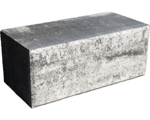 LUSIT Muursteen Cordena grijs zwart 30 x 15 x 12,5 cm Betonstraatsteen