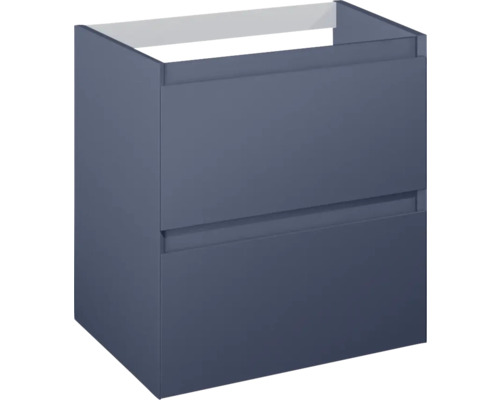 JUNGBORN Wastafelonderkast DECEM 635x600x458 mm navy blauw mat