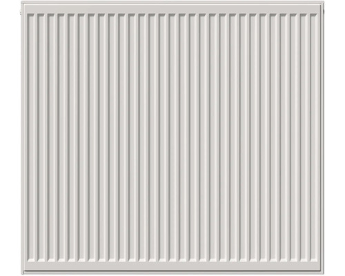 Vlakke radiator met verticale lamellen