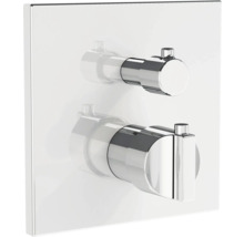 Eéngreeps douchekraan met twee ronde handgrepen