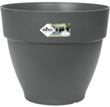 Grijze plastic bloempot