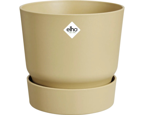 ELHO Bloempot Greenville Kunststof beige Ø 29,5 cm H 27,8 cm