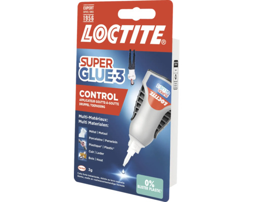 Loctite Super Glue 3 Control lijm, geschikt voor diverse materialen