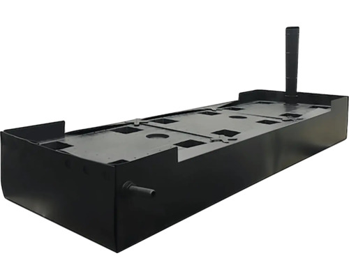 BERA WaterUps Wicking Kits vouwbare reservoir 1240 zwart, 51 L, 120x40x15 cm Zwarte watertank met vulpijp