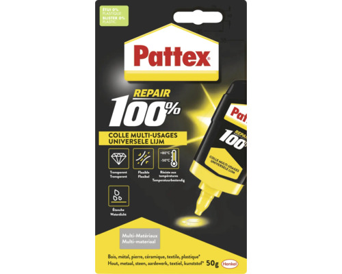 Pattex Repair 100 procent alleslijm, geschikt voor hout, metaal, steen, keramiek, textiel en kunststof