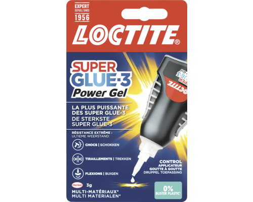 Loctite Super Glue 3 Power Gel voor multi materialen, 3 gram