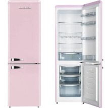 Retro koel-vriescombinatie met open deur