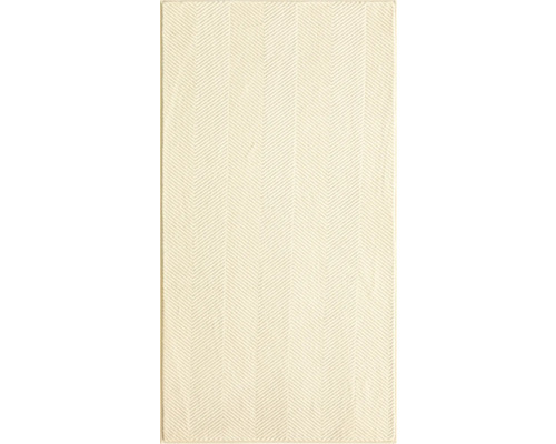 Vloerkleed Nela visgraat beige 80x150 cm