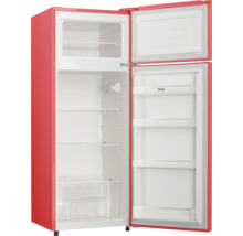 Geopende koelkast met vriesvak