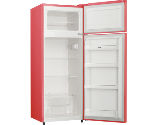 Geopende koelkast met vriesvak