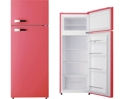 PKM GK210-2 Koel-vriescombinatie Retro koel-vriescombinatie met open deur