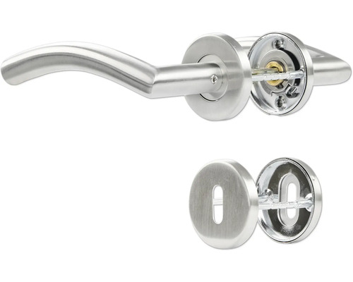 Roestvrijstalen deurklinkset