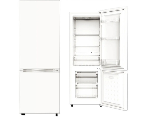 PKM KG173CW Koel-vriescombinatie Witte koel-vriescombinatie, gedeeltelijk geopend