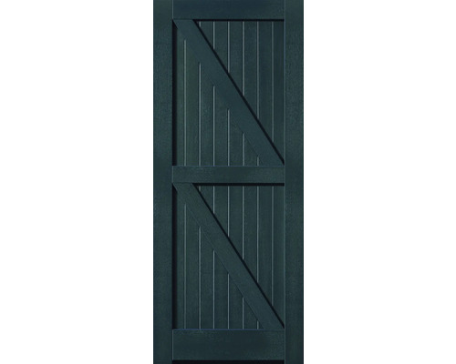 ARON Poortdeur APD-H1 83x176 cm rechts binnen/links buiten draaiend Houten staldeur met Z-vormige spanten
